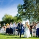 summer wedding ceremony at south farm hertfordshire