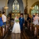 wedding ceremony at St Ethaldredas church in Hatfield hertfordshire