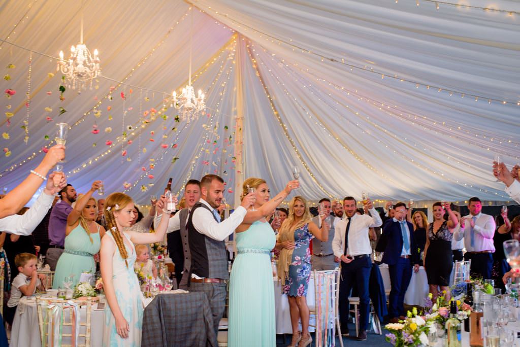 hertfordshire wedding reception at Shenley cricket club