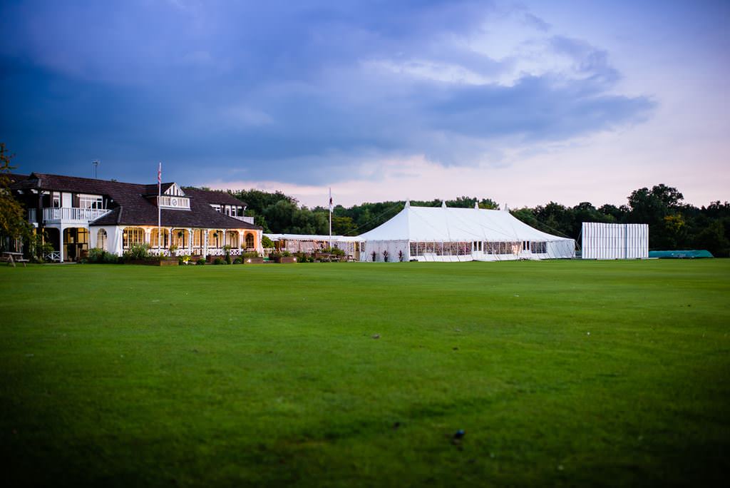 Shenley cricket club wedding venue