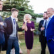 guests at Dyrham Park Country Club wedding Barnet
