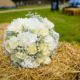 wedding flowers at hertfordshire tipi wedding