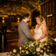 Bride and Groom wedding ceremony at Milling Barn wedding venue in Hertfordshire