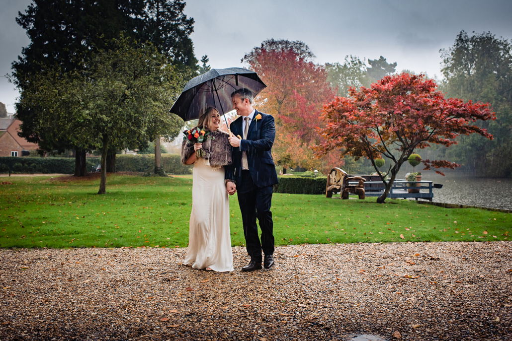 RAINY WEDDING DAY AT ST MICHAELS MANOR IN ST ALBANS HERTFORDSHIRE